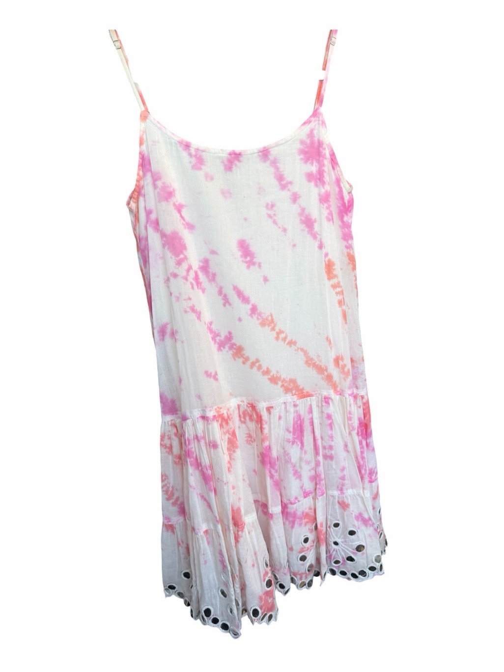 J_4 Juliet Dunn Shisha Mirror Embroidered Tie Dye Cotton Mini